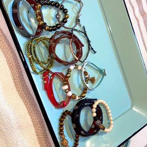 A ‘lot’ of Stella & Dot bracelets!